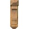Ekena Millwork Balboa Arts and Crafts Rough Sawn Bracket w/ Offset Brace, Western Red Cedar, 6"W x 14"D x 22"H BKT0604X14X22BOA03RWR - alternate 3